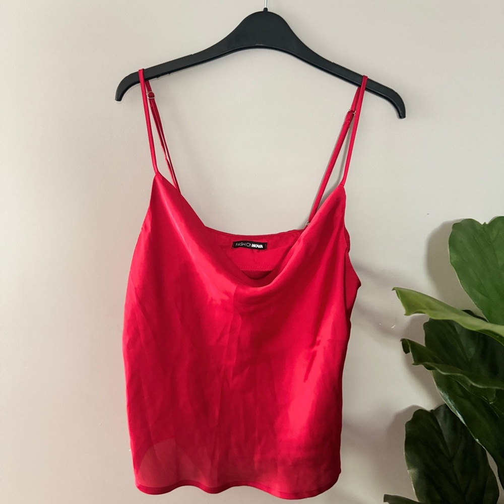 Satin top